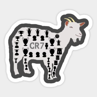 Cristiano Ronaldo "the GOAT" Sticker